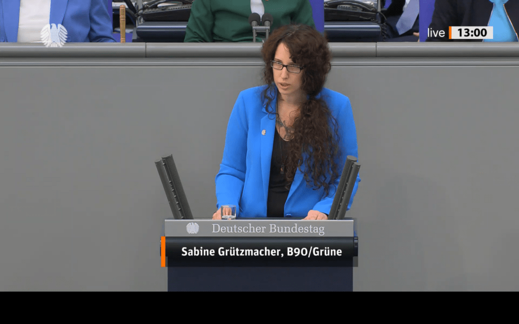 Rede von Sabine Grützmacher zur Vermögenseinziehung bei kriminellen Finanzgeschäften im Deutschen Bundestag